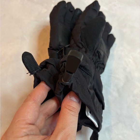 New Head Mittens Black Insulated Gloves with Adjustable Straps Size M (6-10) - Picture 6 of 10